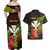 Personalized Hawaii Born and Raised Couples Matching Off Shoulder Maxi Dress and Hawaiian Shirt Kanaka Maoli Flag Day