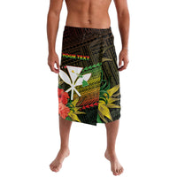 Personalized Hawaii Born and Raised Lavalava Kanaka Maoli Flag Day LT05 Reggae - Polynesian Pride