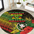 Hawaii Born and Raised Round Carpet Kanaka Maoli Flag Day