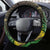 Hawaii Born and Raised Steering Wheel Cover Kanaka Maoli Flag Day