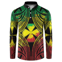 Personalised Wallis and Futuna Territory Day Button Sweatshirt Polynesian Pattern Simple Style LT05 Reggae - Polynesian Pride