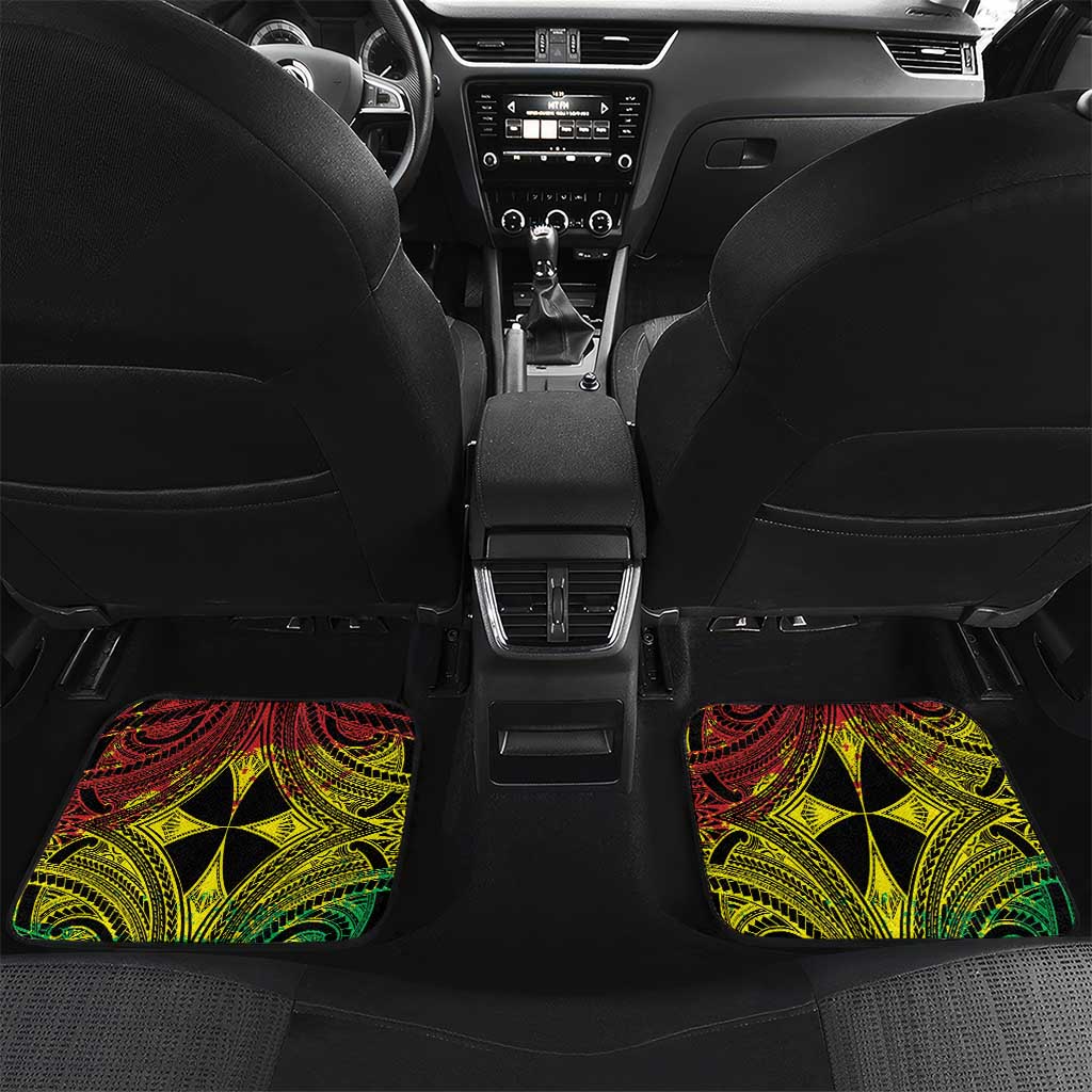 Wallis and Futuna Territory Day Car Mats Polynesian Pattern Simple Style LT05 Set 2pcs - Back Reggae - Polynesian Pride