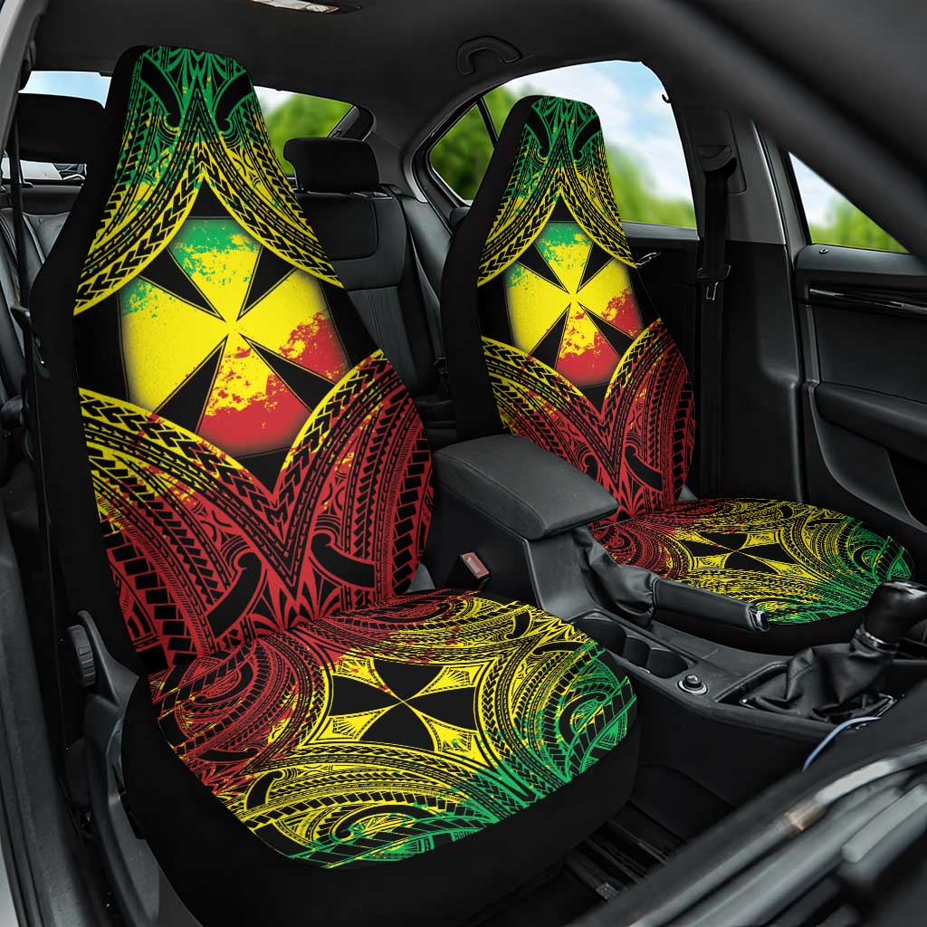 Wallis and Futuna Territory Day Car Seat Cover Polynesian Pattern Simple Style