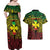 Personalised Wallis and Futuna Territory Day Couples Matching Off Shoulder Maxi Dress and Hawaiian Shirt Polynesian Pattern Simple Style