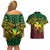 Personalised Wallis and Futuna Territory Day Couples Matching Off Shoulder Short Dress and Hawaiian Shirt Polynesian Pattern Simple Style