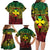 Personalised Wallis and Futuna Territory Day Family Matching Long Sleeve Bodycon Dress and Hawaiian Shirt Polynesian Pattern Simple Style