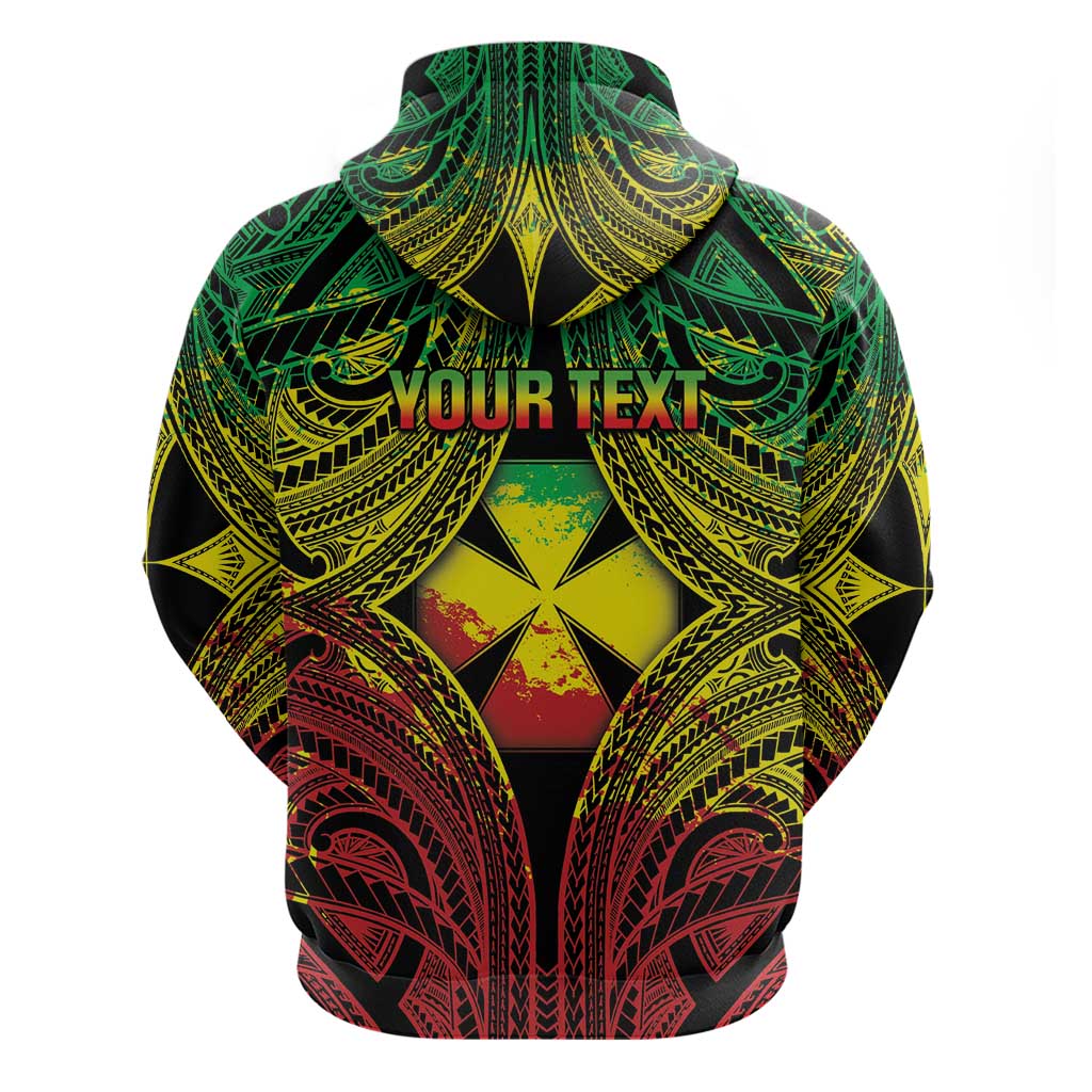 Personalised Wallis and Futuna Territory Day Hoodie Polynesian Pattern Simple Style LT05 - Polynesian Pride