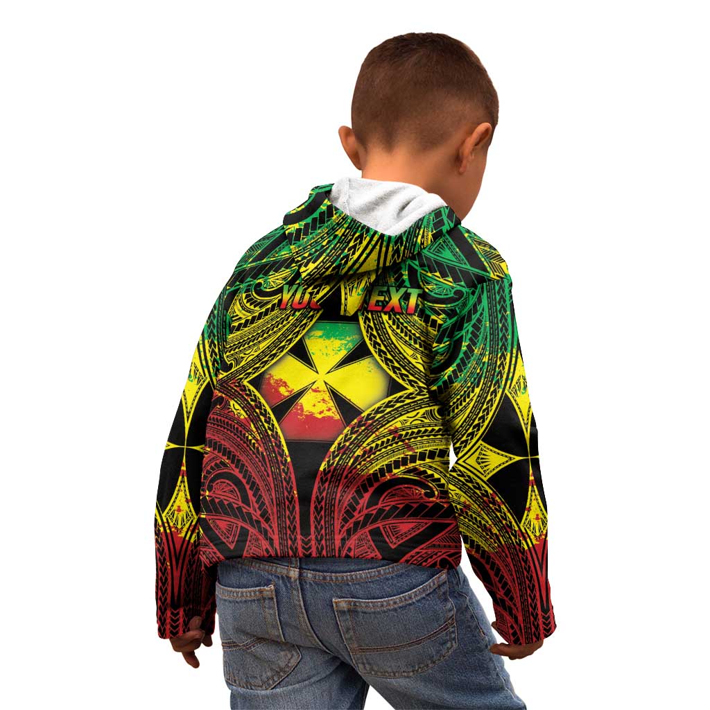 Personalised Wallis and Futuna Territory Day Kid Hoodie Polynesian Pattern Simple Style LT05 - Polynesian Pride