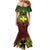 Personalised Wallis and Futuna Territory Day Mermaid Dress Polynesian Pattern Simple Style