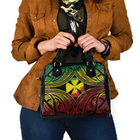 Wallis and Futuna Territory Day Shoulder Handbag Polynesian Pattern Simple Style LT05 - Polynesian Pride