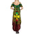 Personalised Wallis and Futuna Territory Day Summer Maxi Dress Polynesian Pattern Simple Style