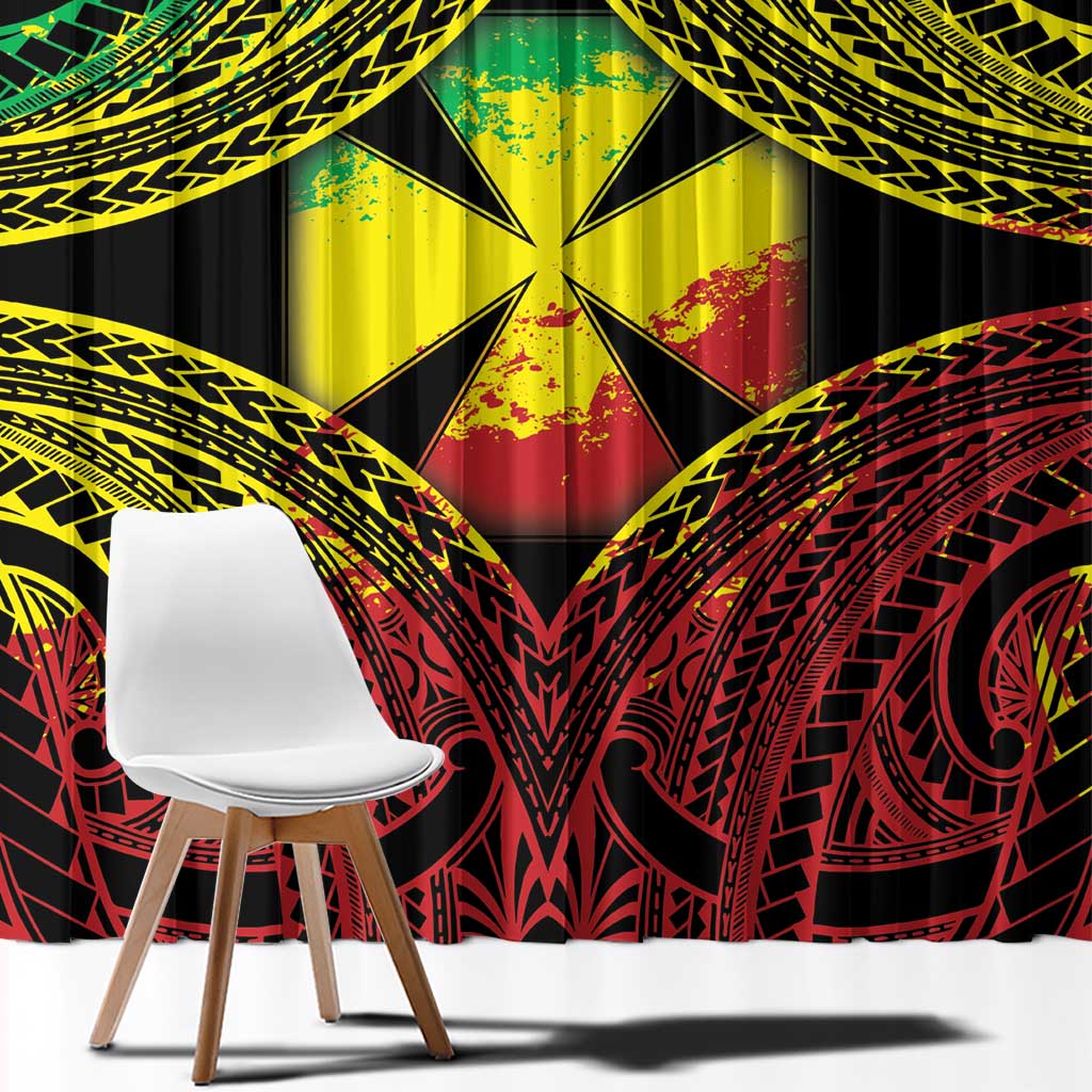 Wallis and Futuna Territory Day Window Curtain Polynesian Pattern Simple Style LT05 - Polynesian Pride