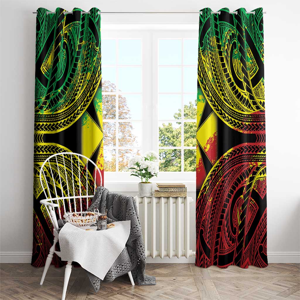Wallis and Futuna Territory Day Window Curtain Polynesian Pattern Simple Style LT05 - Polynesian Pride