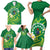 Cook Islands Happy Constitution Day Family Matching Short Sleeve Bodycon Dress and Hawaiian Shirt Pattern Tribal Art