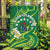 Cook Islands Happy Constitution Day Garden Flag Pattern Tribal Art