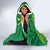 Cook Islands Happy Constitution Day Hooded Blanket Pattern Tribal Art