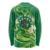Cook Islands Happy Constitution Day Long Sleeve Shirt Pattern Tribal Art LT05 - Polynesian Pride