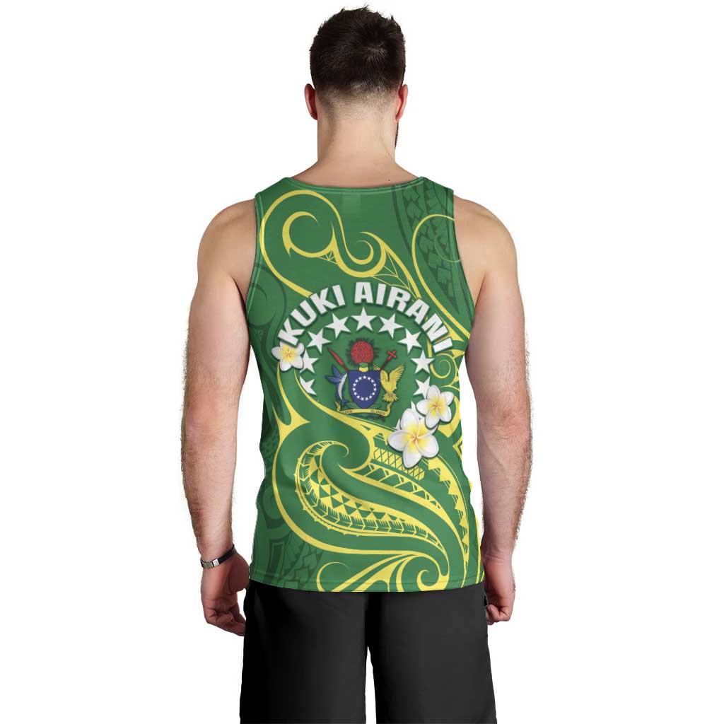 Cook Islands Happy Constitution Day Men Tank Top Pattern Tribal Art LT05 - Polynesian Pride