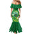 Cook Islands Happy Constitution Day Mermaid Dress Pattern Tribal Art