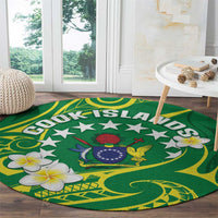 Cook Islands Happy Constitution Day Round Carpet Pattern Tribal Art LT05 - Polynesian Pride