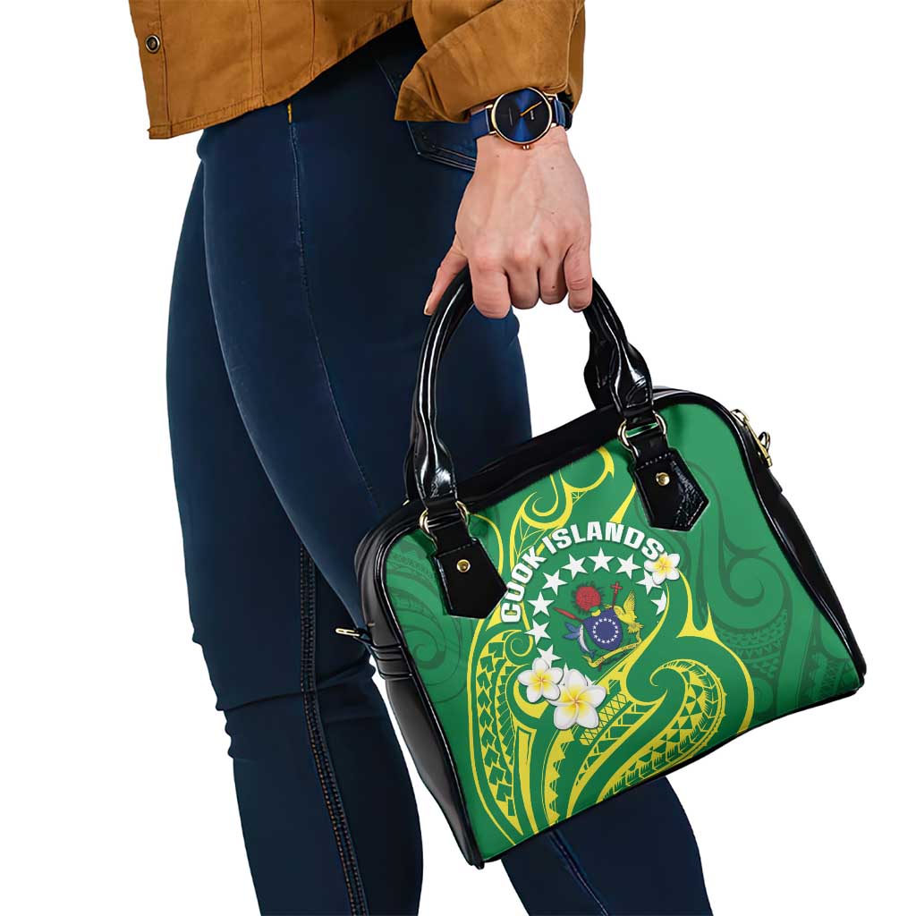 Cook Islands Happy Constitution Day Shoulder Handbag Pattern Tribal Art LT05 - Polynesian Pride