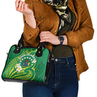 Cook Islands Happy Constitution Day Shoulder Handbag Pattern Tribal Art LT05 - Polynesian Pride