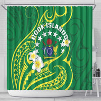 Cook Islands Happy Constitution Day Shower Curtain Pattern Tribal Art LT05 - Polynesian Pride