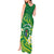 Cook Islands Happy Constitution Day Tank Maxi Dress Pattern Tribal Art