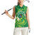 Cook Islands Happy Constitution Day Women Sleeveless Polo Shirt Pattern Tribal Art