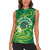 Cook Islands Happy Constitution Day Women Sleeveless Polo Shirt Pattern Tribal Art