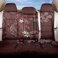 Polynesia Hammerhead Shark Back Car Seat Cover Tropical Flowers Tribal Pattern Oxblood LT05 One Size Oxblood - Polynesian Pride