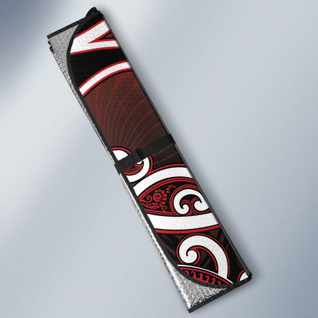 New Zealand Aotearoa Auto Sun Shade Te Reo Maori Ake Ake Ake LT05 - Polynesian Pride