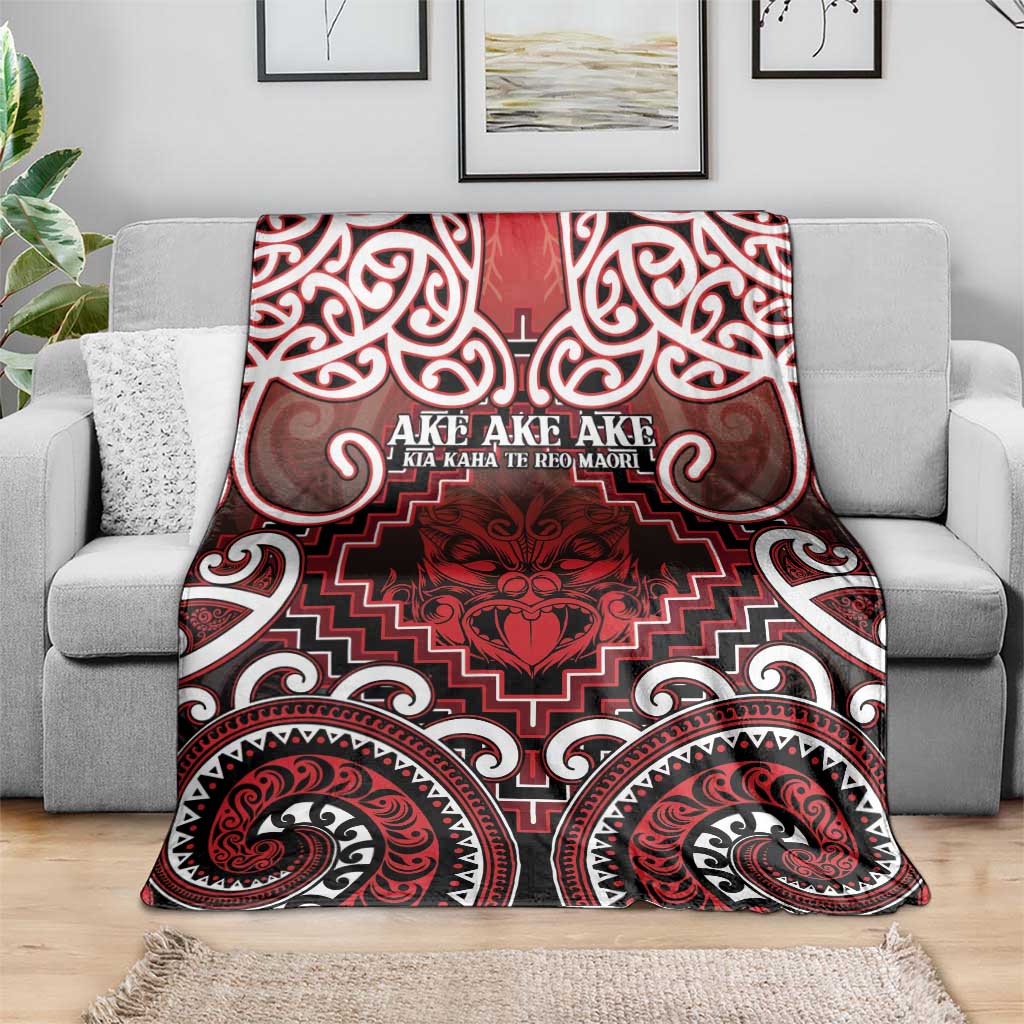 New Zealand Aotearoa Blanket Te Reo Maori Ake Ake Ake LT05 - Polynesian Pride