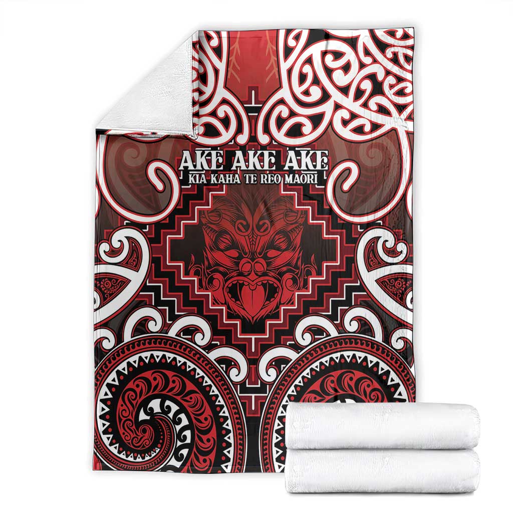 New Zealand Aotearoa Blanket Te Reo Maori Ake Ake Ake LT05 - Polynesian Pride