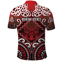 Personalised New Zealand Aotearoa Polo Shirt Te Reo Maori Ake Ake Ake LT05 - Polynesian Pride