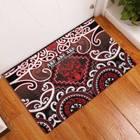 New Zealand Aotearoa Rubber Doormat Te Reo Maori Ake Ake Ake LT05 - Polynesian Pride