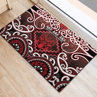 New Zealand Aotearoa Rubber Doormat Te Reo Maori Ake Ake Ake LT05 - Polynesian Pride