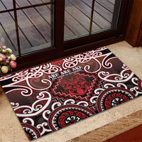 New Zealand Aotearoa Rubber Doormat Te Reo Maori Ake Ake Ake LT05 - Polynesian Pride