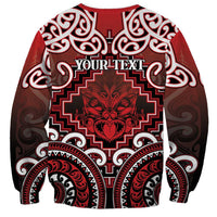 Personalised New Zealand Aotearoa Sweatshirt Te Reo Maori Ake Ake Ake LT05 - Polynesian Pride