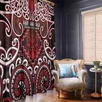 New Zealand Aotearoa Window Curtain Te Reo Maori Ake Ake Ake LT05 - Polynesian Pride