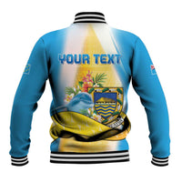 Personalised Tuvalu Independence Day Baseball Jacket Tuvalu Mo Te Atua LT05 - Polynesian Pride