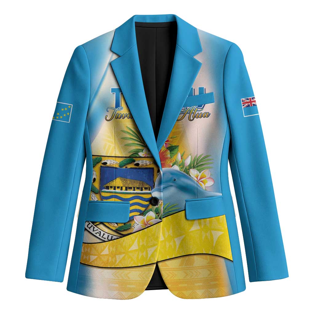 Personalised Tuvalu Independence Day Blazer Tuvalu Mo Te Atua LT05 Unisex Yellow - Polynesian Pride