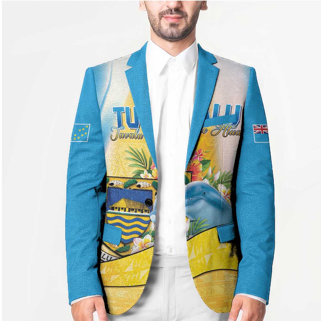 Personalised Tuvalu Independence Day Blazer Tuvalu Mo Te Atua LT05 - Polynesian Pride
