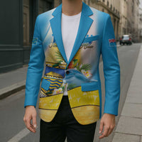 Personalised Tuvalu Independence Day Blazer Tuvalu Mo Te Atua LT05 - Polynesian Pride