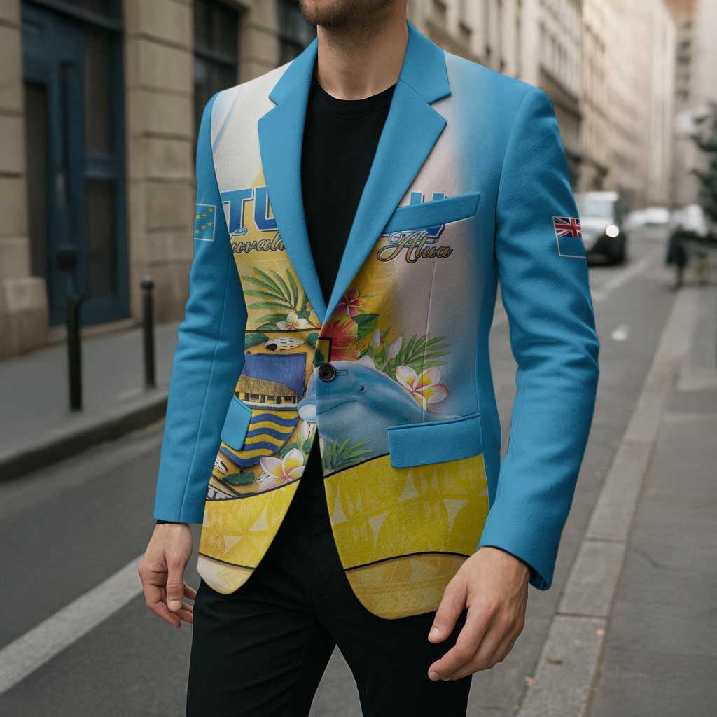 Personalised Tuvalu Independence Day Blazer Tuvalu Mo Te Atua LT05 - Polynesian Pride