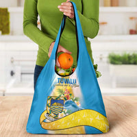 Tuvalu Independence Day Grocery Bag Tuvalu Mo Te Atua LT05 - Polynesian Pride