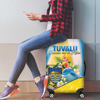 Tuvalu Independence Day Luggage Cover Tuvalu Mo Te Atua LT05 - Polynesian Pride