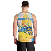 Personalised Tuvalu Independence Day Men Tank Top Tuvalu Mo Te Atua LT05 - Polynesian Pride