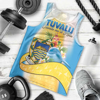 Personalised Tuvalu Independence Day Men Tank Top Tuvalu Mo Te Atua LT05 - Polynesian Pride