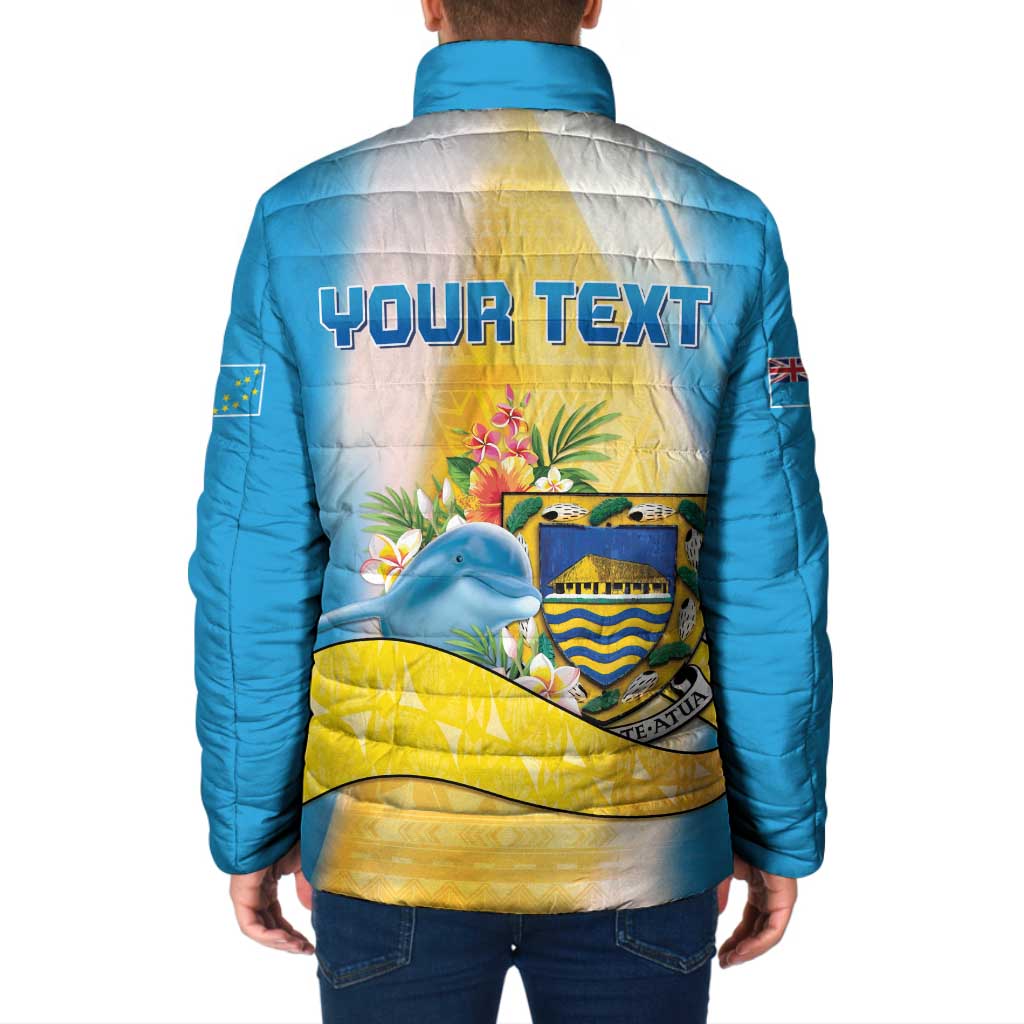 Personalised Tuvalu Independence Day Padded Jacket Tuvalu Mo Te Atua LT05 - Polynesian Pride